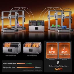 Filament Droger met Grote Capaciteit voor 4 Spoelen tot 85°C - Slimme Ontvochtiging en Touchscreen — thumbnail 5