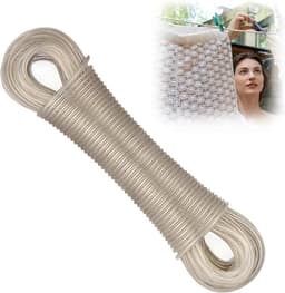 30 Meter Sterk Waslijn Touw met Stalen Kern voor Buiten Drogen — thumbnail 1