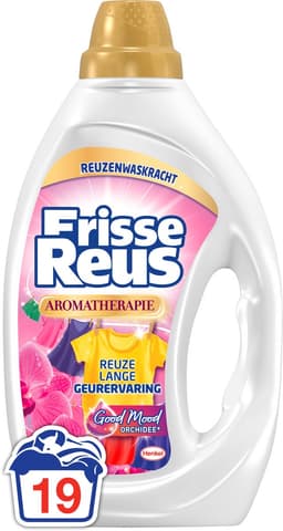 Frisse Reus Gel Orchidee - Vloeibaar Wasmiddel - Gekleurde Was - Frisse Geurbeleving - 6 x 19 Wasbeurten - Voordeelverpakking — thumbnail 2