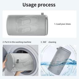 Wasmachine Zakken voor Sneakers en Schoenen - Beschermende Sneaker Wasmand 4 Stuks — thumbnail 5