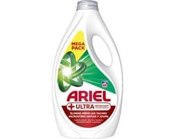 Ariel Vloeibaar Wasmiddel +Ultra Vlekverwijderaar 44 Wasbeurten - 4 x 1980 ml - Voordeelverpakking