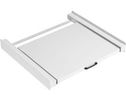 DnA® Tussenstuk Wasmachine Droger - Stapelkit - Tussenstuk Wasmachine en Droger - Tussenstuk Wasmachine Droger Zwart - Tussenstuk Wasmachine Droger Aeg - Wit - 54cm x 60cm x 8cm