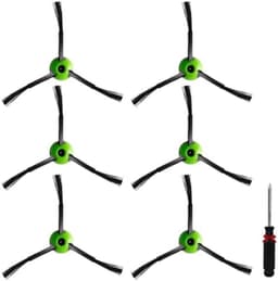 6 stuks reservezijborstels voor iRobot Roomba, J5, J5+, J6, J6+, J7, J7+, J8, J8+, J9, J9+, i3, i4, i5, i5+, i6, i6+, i7, i7+, i8, i8+, e5, e6, 5150, 6198, 7150. 7550 pixels. j & i & e serie — thumbnail 1