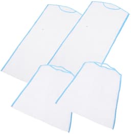 4-delige droognetzak voor kussens en kleding, winddicht ontwerp, groot en klein hangend droogrek voor truien, geschikt voor gebruik buitenshuis als kussen. — thumbnail 1