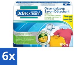 6 x Dr. Beckmann Ossengalzeep 100 gr - Vlekkenverwijderaar - Vlekken Uit Kleding - Tapijt Schoonmaken - Meubels Schoonmaken - Aloë Vera — thumbnail 1