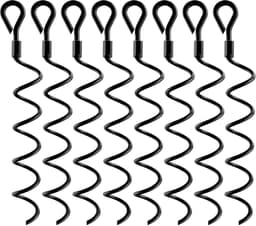 WNHB® Stormankers set 8 stuks - Grondankers voor trampoline tent luifel schommel - Stevige verankering — thumbnail 1