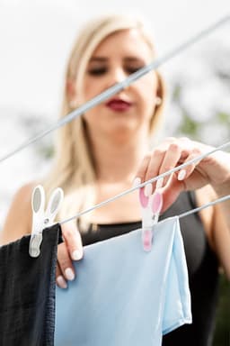 Lengenstein waslijn - scheurvast en weerbestendig - 40 m - diverse kleuren - polyester — thumbnail 4