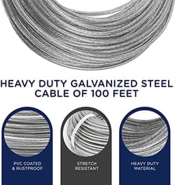 Waslijn Kit Super Heavy Duty voor Binnen en Buiten — thumbnail 3
