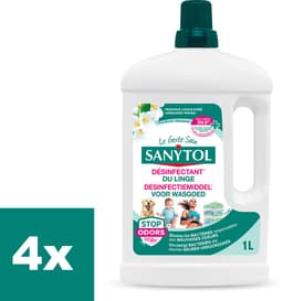 Sanytol Desinfecterend Wasmiddel 1L – voor Hygiënisch schone was – verwijdert bacteriën & geurtjes – 4 stuks — thumbnail 1