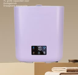 Thuys – Mini Droger – Mini Wasmachine – Mini Wasdroger – 30 x 27 x 27cm – Paars — thumbnail 5