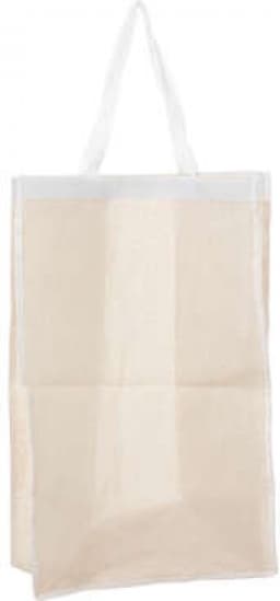 Zwarte Bamboe wasmand 65 Ltr met deksel en waszak 40x40x58 cm - Zwart — thumbnail 3