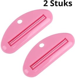 Tandpasta Knijpers Tube Clip roze 2 stuks | Tube Knijper | Tandpasta | Uitknijper | Tubeknijper | Tandpastaknijper — thumbnail 1