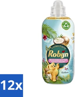 Robijn Collections - Wasverzachter - Kokos - 1,25L - 50 Wasbeurten - Voordeelverpakking - 12 stuks — thumbnail 1