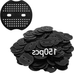 Allecta - Bufferschijven voor grondankers - Kunststof haringen - Zwarte beschermkap - 150 stuks — thumbnail 1