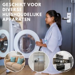 P&P Goods Trillingdempers Wasmachine – Anti Trillingsmat – 4 Stuks– Onderzetter – Antislip Rubber – Antislip Mat – Extra Dik – Zwart — thumbnail 4
