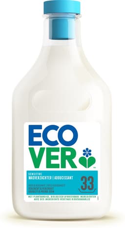 Ecover Wasverzachter - Voordeelverpakking 6 x 1 L - 198 wasbeurten - Plantaardig & Biologisch afbreekbaar - Roos & Bergamot geur — thumbnail 3