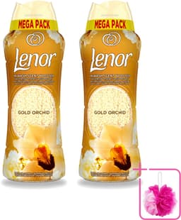 2 x Lenor – Geurparels – Gouden Orchidee – 570 g - Bulkverpakking - Geurparel - Douchemop - Wasgeur — thumbnail 1