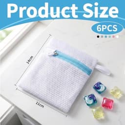 Waszak Set van 6 - Mini Wasmachine Netzak voor Delicaat Textiel — thumbnail 4