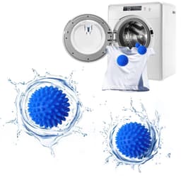 Droogerballen voor wasdroger, donsjacks, wasbal voor wasmachine - 8 stuks drogerbal, wasbal voor wasmachine, ballen voor droger — thumbnail 4
