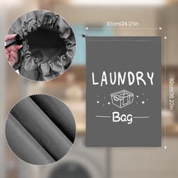 Waszak voor Vuile Kleding, Compact en Handig voor Reizen, Kamperen, Sport en Vakantie, Beschikbaar in 2 Maten — thumbnail 2