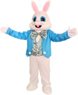 Pluche Bugs Konijn Kostuum Konijn Kostuum Dier Hoofd Masker Halloween Konijn Mascotte Kostuum — thumbnail 2