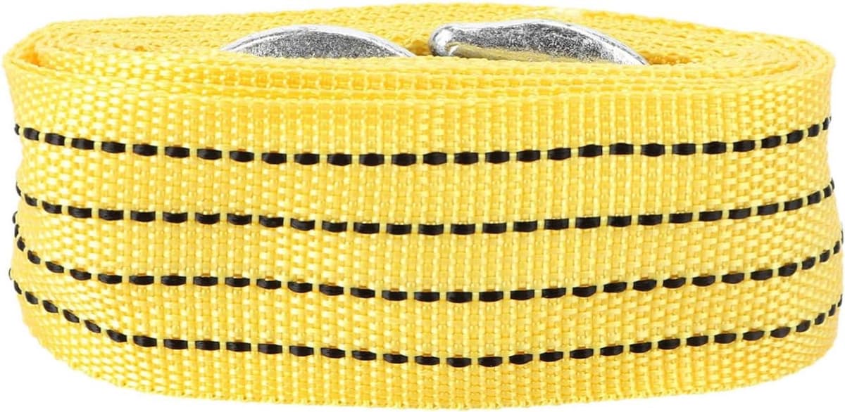 1set Auto Trekband Reflecterende Emergency Rope Zware Duurzame Touw Voor Voertuigen Noodgevallen Geschikt Voor Slepen Bij Pech Blikschade of Vervoer — afbeelding 1