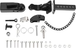 1Set 1:10 RC Crawler Trailer Hook + Drop Hitch Receiver for 1/10 SCX10 90046 90047 Compatible with Traxxxas TRX4 RC — thumbnail 1