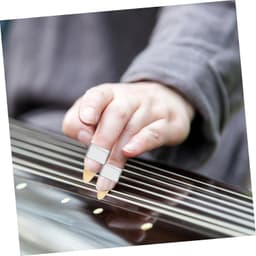 1set Guzheng Vingerbeschermers Praktische Neppinnen Voor Muziekinstrumenten Voor Guzheng Andere Snaarinstrumenten Comfortabel Duurzaam Verbeter De Geluidskwaliteit — thumbnail 4