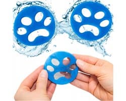Wasmachines Anti-Pluis Ballen - 2 Stuks Blauw