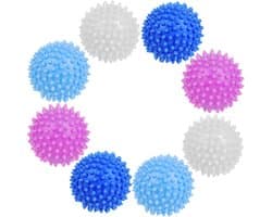 SnelShoppen - 8 Stuks Droogballen - Was- en Droogballen voor Wasdroger, Herbruikbaar en Efficiënt voor Donsjacks en Kleding, Perfect voor Thuisgebruik