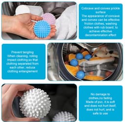 Set van 12 Herbruikbare Droogballen voor Wasdroger — thumbnail 3
