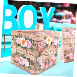1set Shower Voorspellingskaarten Advieskaarten Met Cartoon Bloemmotief Voor Gender Reveal Party Shower Spelletjes — thumbnail 4