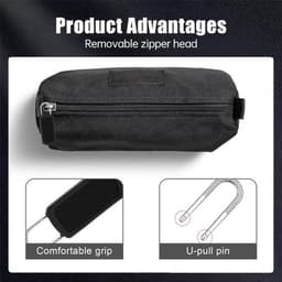 12-delige reparatieset met ritssluiting voor universele vervangende rits met afneembare schuiver - compatibel met koffers, laarzen, jassen en rugzakken — thumbnail 5