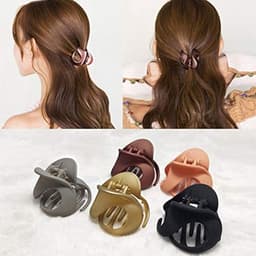 5 stuks klauwenclips, vintage haarspelden haargrijpers antislip plastic klauwenclips voor vrouwen — thumbnail 3