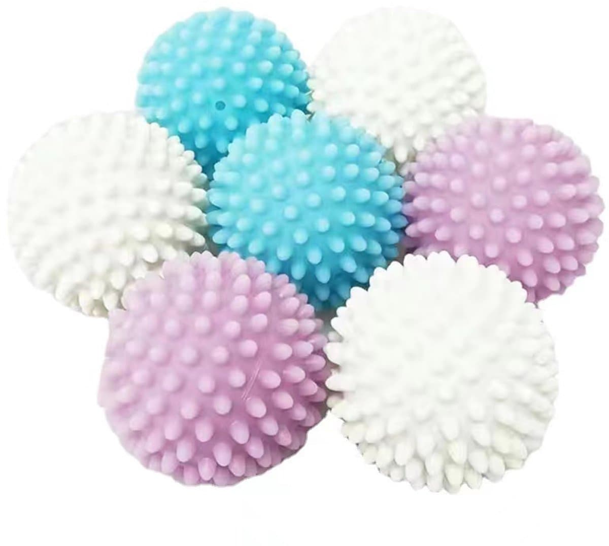 carmdering - Wasballen - Vlekverwijderende en anti-klit wonderballen -Set van 9 pluisballen - Voor in de wasmachine - Gebruikt om kleding te verzachten, kreukels te verminderen en statische elektriciteit tegen te gaan — afbeelding 1