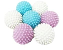 carmdering - Wasballen - Vlekverwijderende en anti-klit wonderballen -Set van 9 pluisballen - Voor in de wasmachine - Gebruikt om kleding te verzachten, kreukels te verminderen en statische elektriciteit tegen te gaan — afbeelding 1