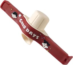 Voedselzakclips - Keukenclips - Voedsel Bewaren - Met Schenktuit - 13.7 cm - Rood — thumbnail 1