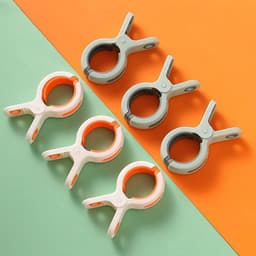 SnelShoppen - Handige Handdoek Klemmen voor Strandstoelen - 8 Stuks Grote Winddichte Antislip Handdoekclips - Duurzame Badhanddoek Klemmen in Kleurrij — thumbnail 3