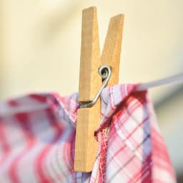 Wasknijpers Bamboe - Bamboeklemmen Knutselklemmen - Was Ophangen Knutselen - Sterke Metalen Veer - 6 cm - Natuurlijk — thumbnail 3