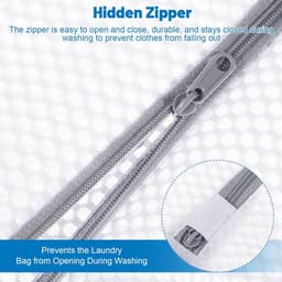 Waszakken Set - Honingraat Mesh - Duurzaam en Sterk - Met Verborgen Rits - Voor Delicate Kleding — thumbnail 5