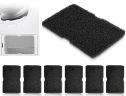 Filterspons 6 Stuks - Filterschuim - Droger Filter - Compatibel met Beko/Droger - 240 x 155 x 10 mm - Hoogwaardige Kwaliteit - Drogerfilter — thumbnail 1