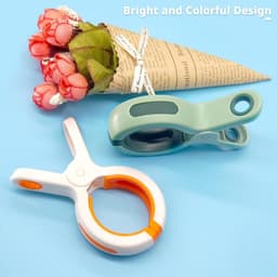 6 stuks - Grote Wasknijper - Quiltclips - Wasknijpers - Grote Knijpers - Handdoekknijpers - Strandlaken Knijpers - Handdoek Klemmen - Strandlakenclip voor strandstoel - Winddicht — thumbnail 3