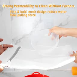 Waszakken, waszakken mesh waszakken met Dense & Coarse mesh, duurzame lingerie zakken voor het wassen van delicates, waszakken voor wasmachine organizer reiskleding tassen — thumbnail 3