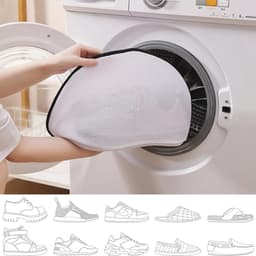 Waszak voor Schoenen en Delicate Kleding, Antideform, Mesh, met Rits (2 Stuks) - Ideaal voor Wassen en Beschermen — thumbnail 3