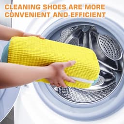 2 stuks herbruikbare schoenwaszakken voor wasmachine, 360° reiniging, geschikt voor alle soorten schoenen en maten — thumbnail 5