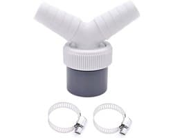 2-Weg Y-Splitter Afvoerslangconnector voor Wasmachine en Vaatwasser