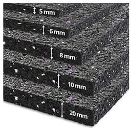 Antivibratie Wasmachine Mat - Geluidsabsorberende Rubber Mat | Demping voor Trillingen | Dikte: 20mm - 500 x 60 cm — thumbnail 1