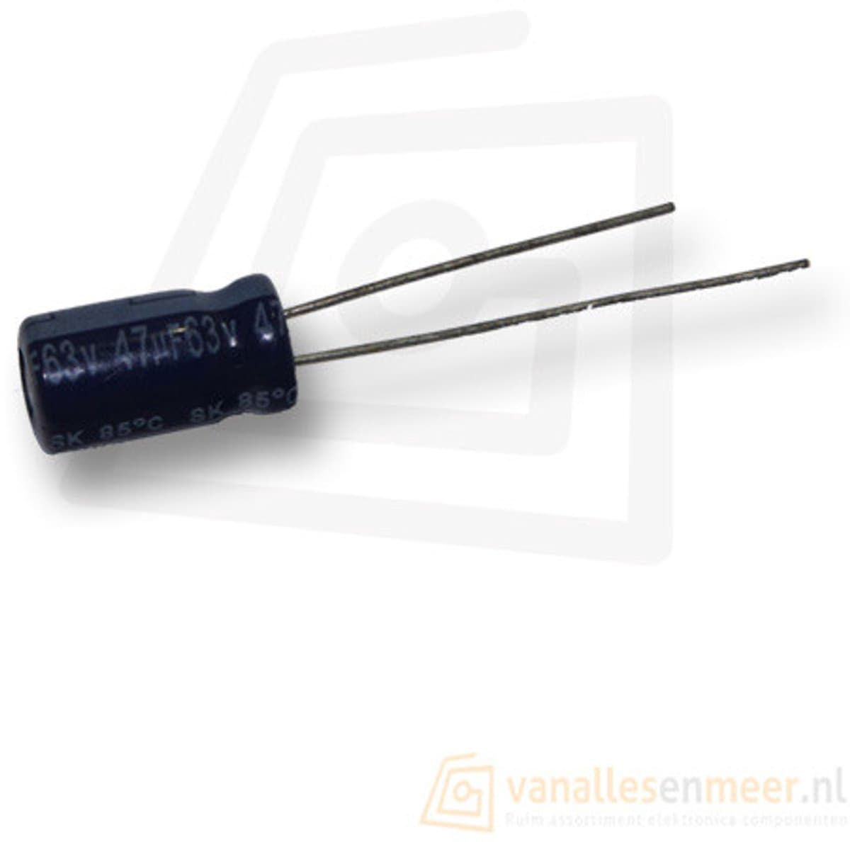 3300uF 63V Condensator 18x35 – Hoogwaardige Elektrolytische Condensator — afbeelding 1