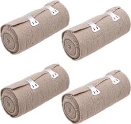 EGoods - Elastische verbanden Set van 4 - Medische verbanden voor enkelsteun - Arm- en borstletsel - Metalen clips — thumbnail 1