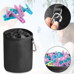 Grote Waterdichte Wasknijperzak om op te Hangen met Koordsluiting voor Binnen en Buiten — thumbnail 2